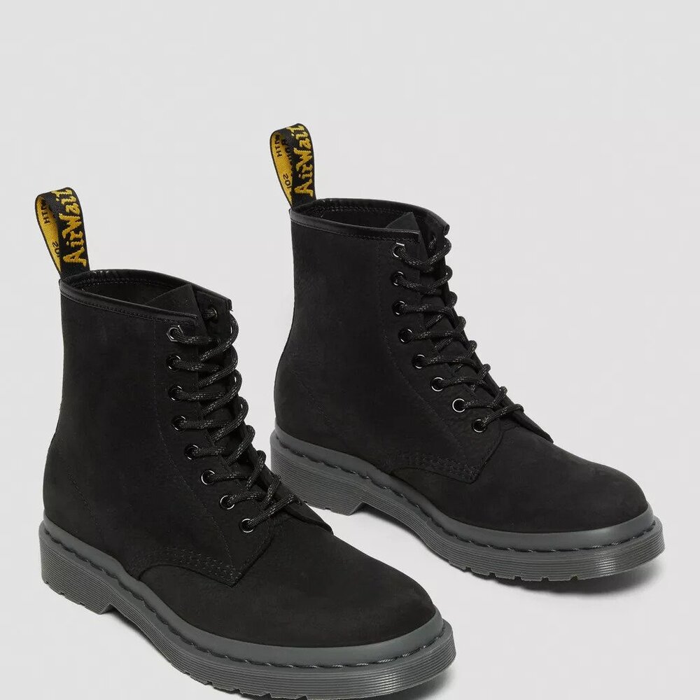 NWOT Doc Martens 1460 Mono Milled Nubuck Leather Lace Up Boots